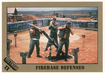 1991 Dart Vietnam Facts Volume II #45 Firebase Defenses Front