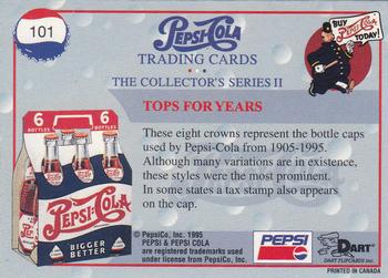 1995 Dart Pepsi-Cola Collector's Series 2 #101 Tops for Years Back
