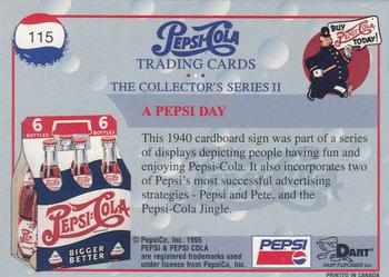 1995 Dart Pepsi-Cola Collector's Series 2 #115 A Pepsi Day Back