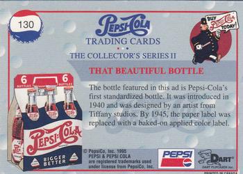 1995 Dart Pepsi-Cola Collector's Series 2 #130 That Beautiful Bottle Back