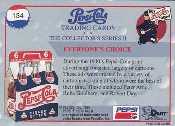 1995 Dart Pepsi-Cola Collector's Series 2 #134 Everyone's Choice Back