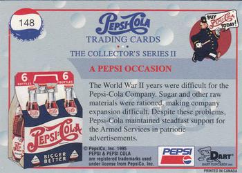 1995 Dart Pepsi-Cola Collector's Series 2 #148 A Pepsi Occasion Back