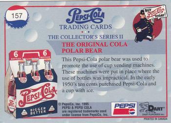 1995 Dart Pepsi-Cola Collector's Series 2 #157 The Original Cola Polar Bear Back