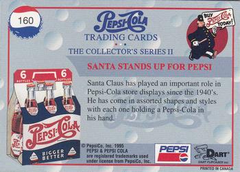 1995 Dart Pepsi-Cola Collector's Series 2 #160 Santa Stands Up for Pepsi Back