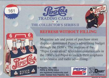 1995 Dart Pepsi-Cola Collector's Series 2 #161 Refresh without Filling Back