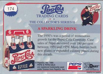 1995 Dart Pepsi-Cola Collector's Series 2 #174 A Sparkling Drink Back