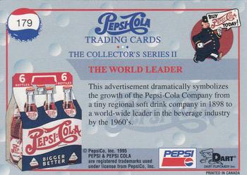 1995 Dart Pepsi-Cola Collector's Series 2 #179 The World Leader Back