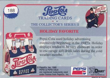 1995 Dart Pepsi-Cola Collector's Series 2 #188 Holiday Favorite Back