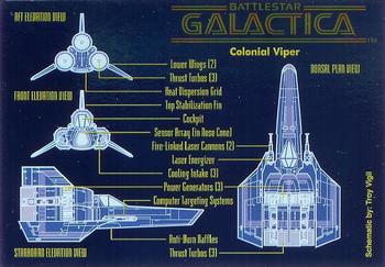 1996 Dart Battlestar Galactica #8 The Colonial Viper Front