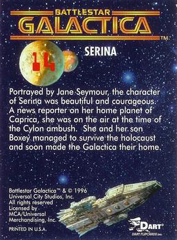 1996 Dart Battlestar Galactica #14 Serina Back