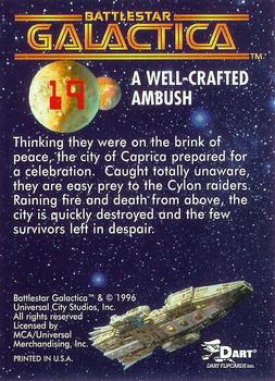 1996 Dart Battlestar Galactica #19 A Well-Crafted Ambush Back