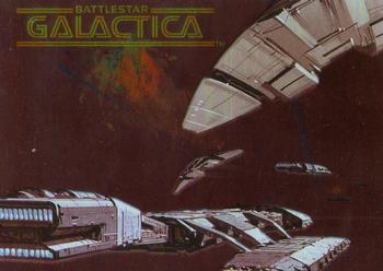 1996 Dart Battlestar Galactica #20 Fleet of Battlestars Front