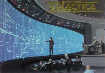1996 Dart Battlestar Galactica #26 View from the Bridge Front