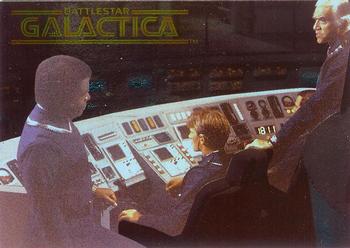 1996 Dart Battlestar Galactica #27 Command Center Front
