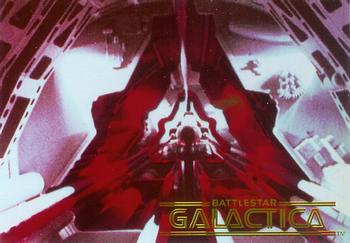 1996 Dart Battlestar Galactica #34 The Launch Tube Front