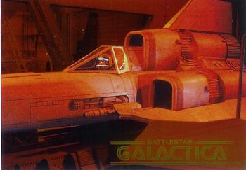1996 Dart Battlestar Galactica #35 A Sleek Fighting Machine Front