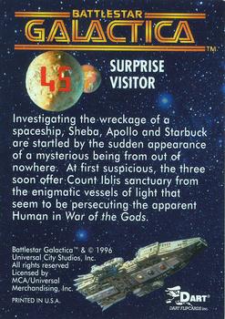 1996 Dart Battlestar Galactica #45 Surprise Visitor Back