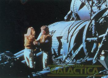 1996 Dart Battlestar Galactica #70 Facing the Demons Front