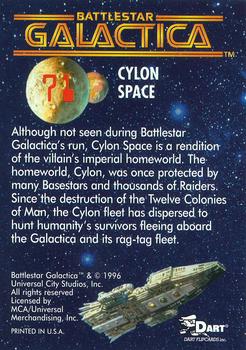 1996 Dart Battlestar Galactica #71 Cylon Space Back
