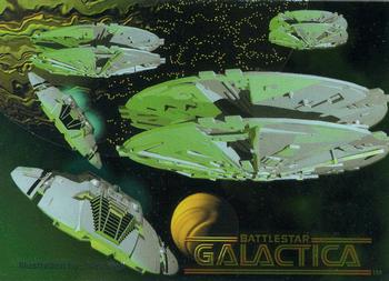 1996 Dart Battlestar Galactica #71 Cylon Space Front
