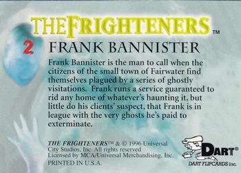 1996 Dart The Frighteners #2 Frank Bannister Back