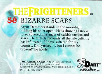1996 Dart The Frighteners #58 Bizarre Scars Back