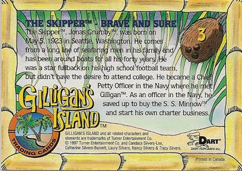 1998 Dart Gilligan's Island #3 Alan Hale, Jr. Back