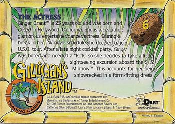 1998 Dart Gilligan's Island #6 Tina Louise Back