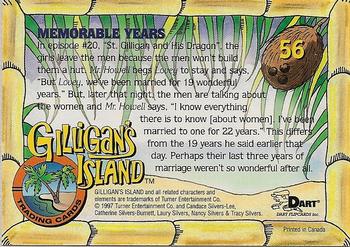 1998 Dart Gilligan's Island #56 Memorable Years Back