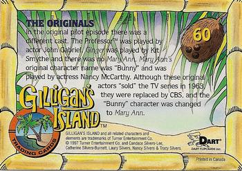 1998 Dart Gilligan's Island #60 The Originals Back