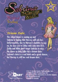 1999 Dart Sabrina the Teenage Witch #15 Dream Date Back
