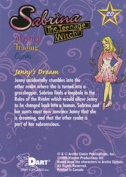 1999 Dart Sabrina the Teenage Witch #20 Jenny's Dream Back