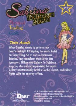 1999 Dart Sabrina the Teenage Witch #23 Teen Aunts Back