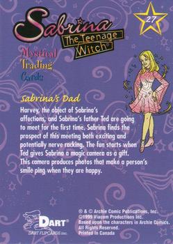 1999 Dart Sabrina the Teenage Witch #27 Sabrina's Dad Back