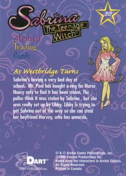 1999 Dart Sabrina the Teenage Witch #30 As Westbridge Turns Back
