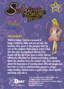 1999 Dart Sabrina the Teenage Witch #33 Accused! Back