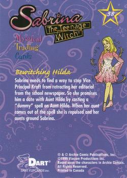 1999 Dart Sabrina the Teenage Witch #38 Bewitching Hilda Back