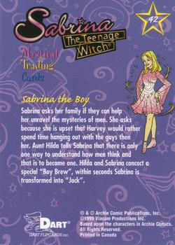 1999 Dart Sabrina the Teenage Witch #42 Sabrina the Boy Back