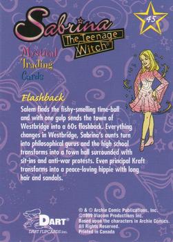 1999 Dart Sabrina the Teenage Witch #45 Flashback Back
