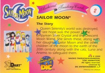 2000 Dart Sailor Moon Archival #2 The Story Back