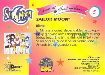 2000 Dart Sailor Moon Archival #5 Mina Back