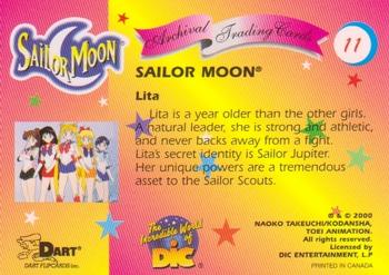 2000 Dart Sailor Moon Archival #11 Lita Back