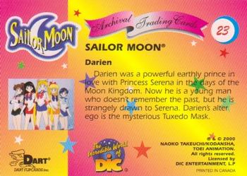 2000 Dart Sailor Moon Archival #23 Darien Back
