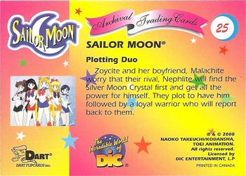 2000 Dart Sailor Moon Archival #25 Plotting Duo Back