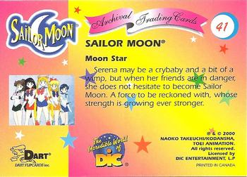2000 Dart Sailor Moon Archival #41 Moon Star Back