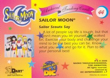 2000 Dart Sailor Moon Archival #44 Sailor Scouts Say Back