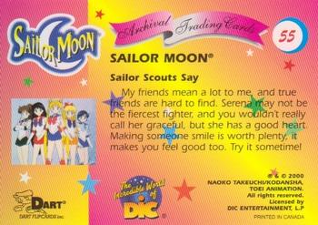 2000 Dart Sailor Moon Archival #55 Sailor Scouts Say Back