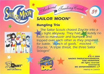 2000 Dart Sailor Moon Archival #59 Bungling Trio Back