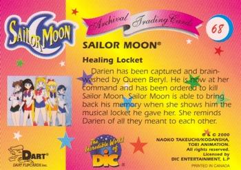 2000 Dart Sailor Moon Archival #68 Healing Locket Back