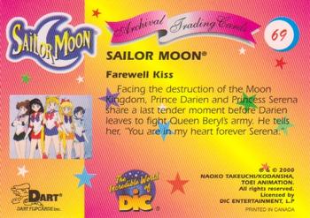 2000 Dart Sailor Moon Archival #69 Farewell Kiss Back